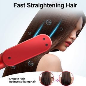 Hair Straightener USB Wireless Charging Comb