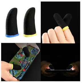 Gaming Glove Fiber Anti-slip Gamer Finger Cover For Pubg Mobile, Tablet Games