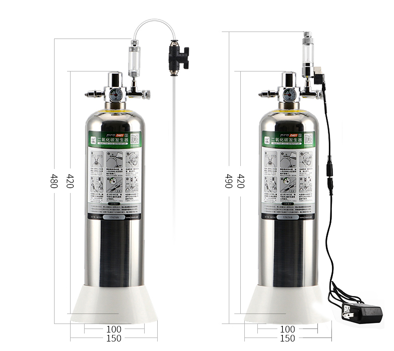 Homemade Carbon Dioxide Cylinder Set